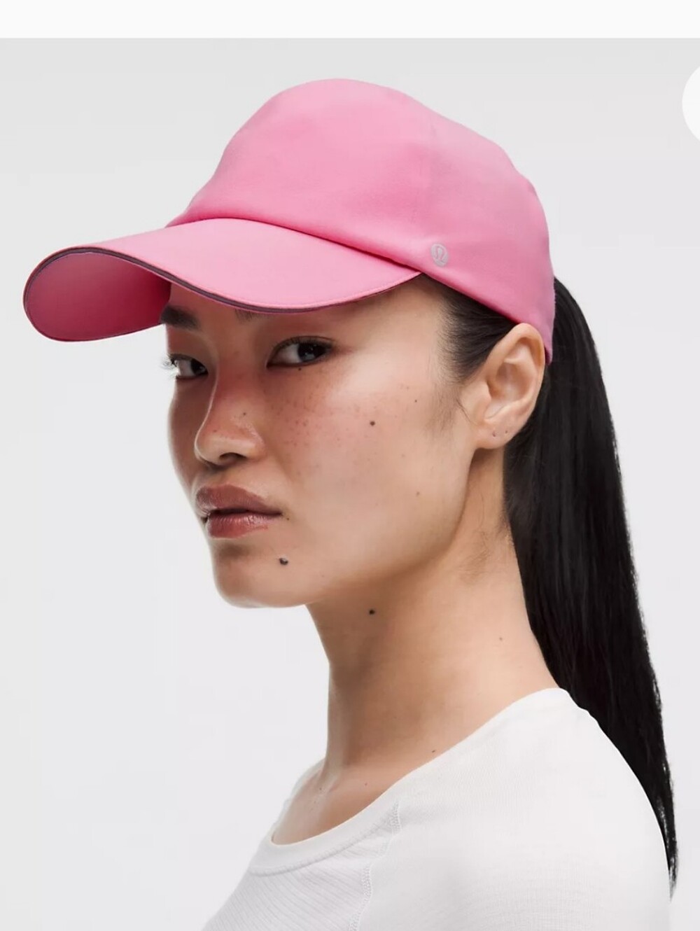 Lululemon Fast & Free Ponytail Running Hat in Candy Cloud L/XL